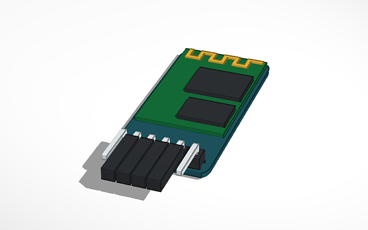 3d Design Bluetooth Hc 05 Tinkercad 3d Design Bluetooth Hc 05 Tinkercad