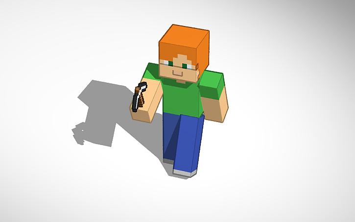Minecraft Person Making 3D design Minecraft Person | Tinkercad