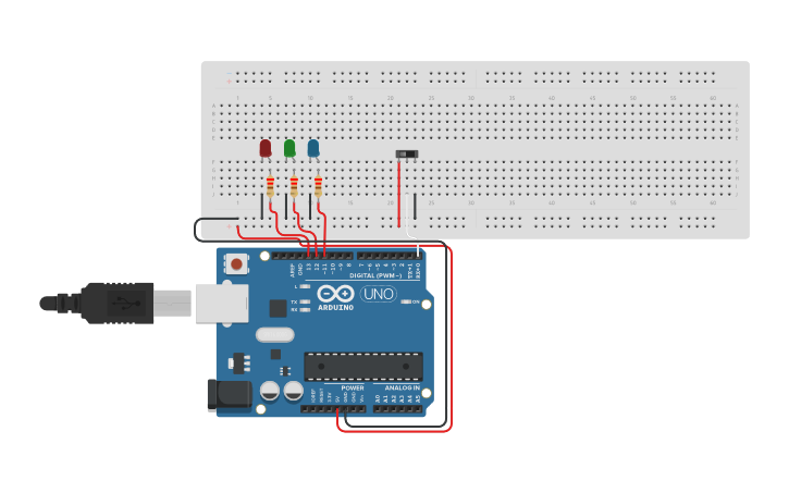 Circuit design Slide Switch | Tinkercad