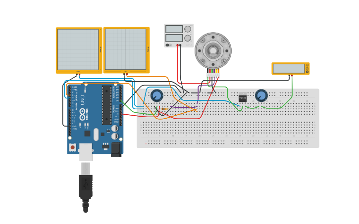 Circuit design PID Controller for a DC Motor with Rotary Encoder ...