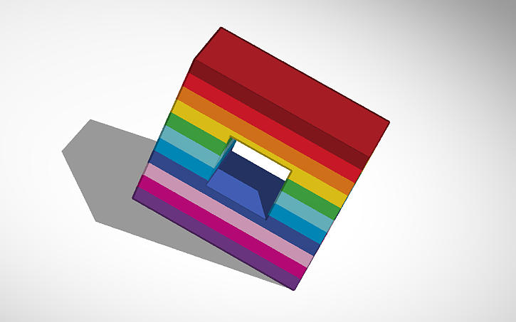 Rainbow Roblox Logo Tinkercad - new roblox logo color