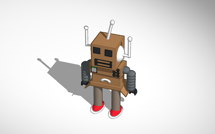 Roblox Robot Tinkercad - roblox robot transparent waving
