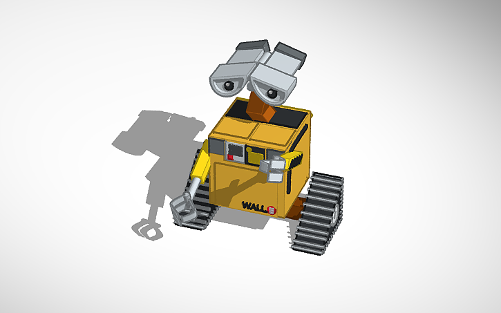 Robot Wall E Tinkercad Robot Wall E Tinkercad