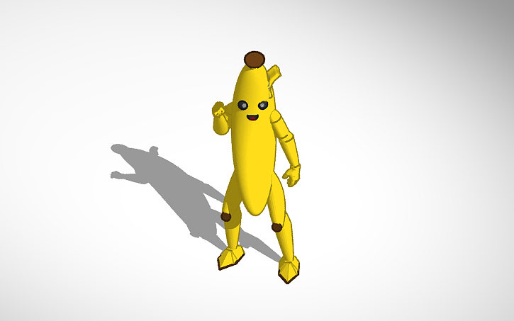 3D design Fortnite Peely | Tinkercad