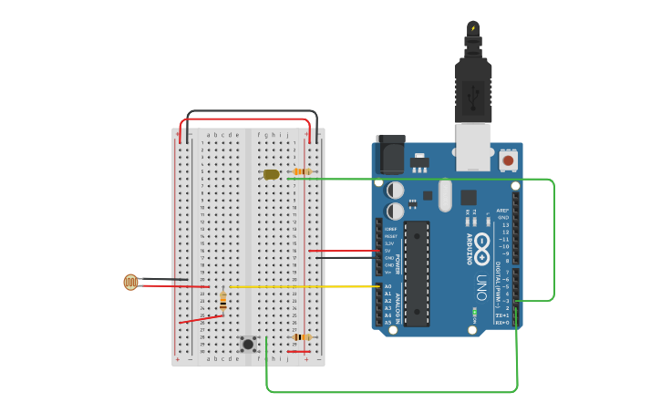 Circuit Design Photoresistor With Arduino Tinkercad Images