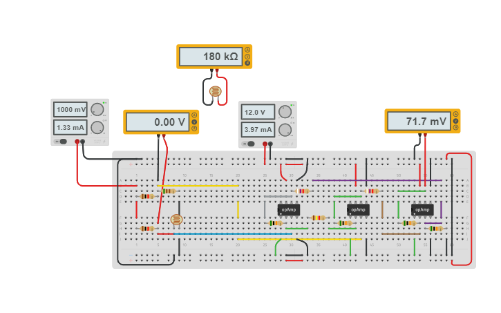 Circuit design puente de wheatstone CON AMPLIFICADORES OPERACIONALES ...