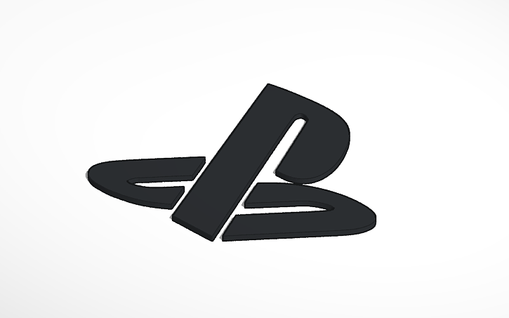 Playstation Logo Tinkercad Playstation Logo Tinkercad