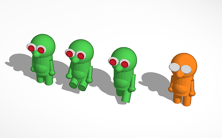 Runmo Character 3D design Little Runmo and Jumpmo | Tinkercad