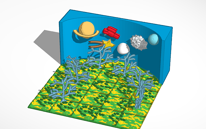 3d Design планета Planeta Tinkercad