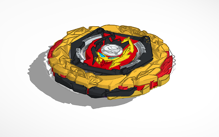 3D design demolition spriggan evo from world beyblade db like and cmmt ...