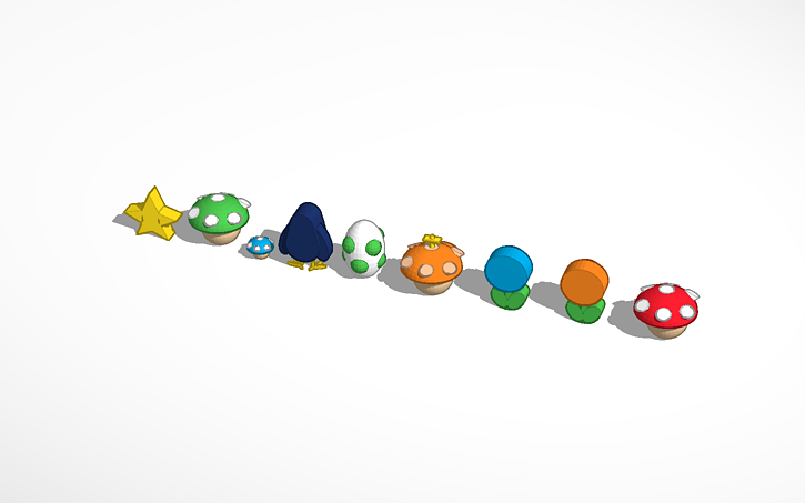 All Power Ups In New Super Mario Bros Wii Tinkercad All Power Ups In New Super Mario Bros Wii Tinkercad