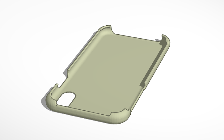 3D design iphone x case | Tinkercad