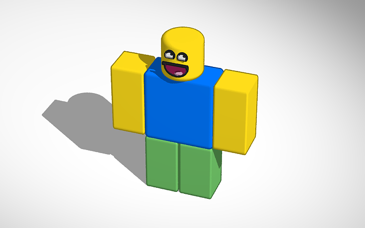 Epic Face Noob Roblox Tinkercad - how to make a noob in roblox