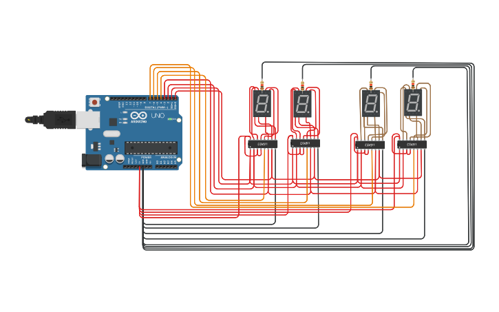 Circuit Design Digital Clock Tinkercad 0783