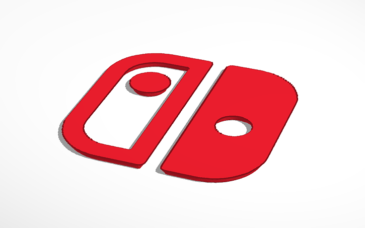 Nintendo Switch Logo Indent Tinkercad Nintendo Switch Logo Indent Tinkercad
