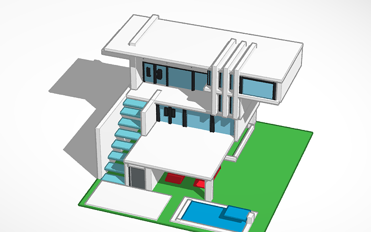 3D design bilim ödevim ev tasarımı Tinkercad