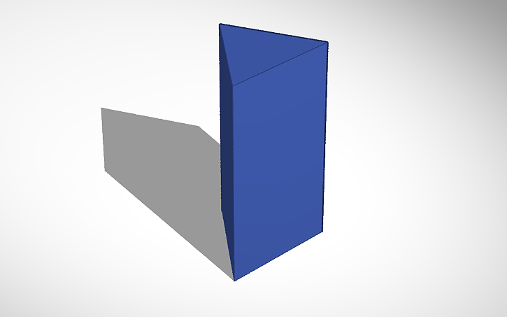 Prisma A Base Triangolare Tinkercad Prisma A Base Triangolare