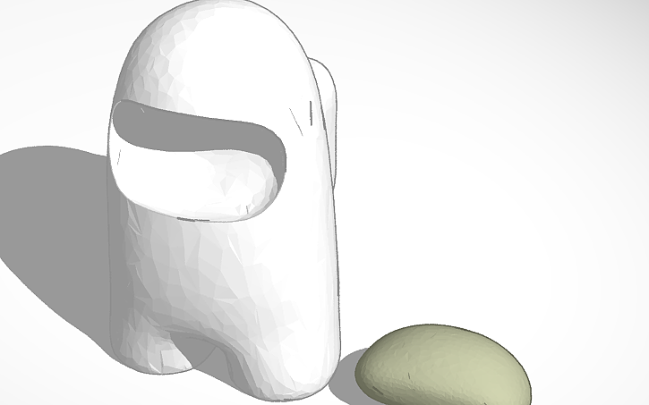 私たちの間で白いキャラクター Tinkercad 私たちの間で白いキャラクター Tinkercad