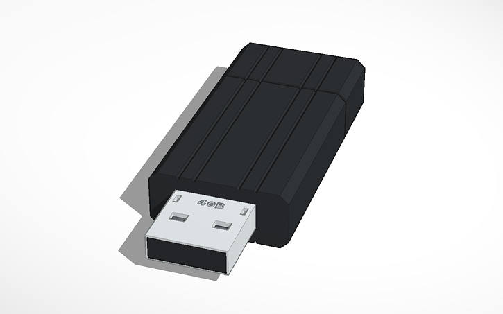 Usb Pendrive Tinkercad Usb Pendrive Tinkercad