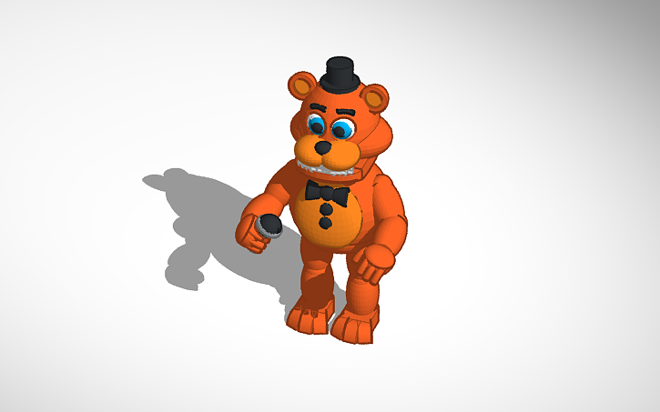 3D design Adventure Freddy | Tinkercad