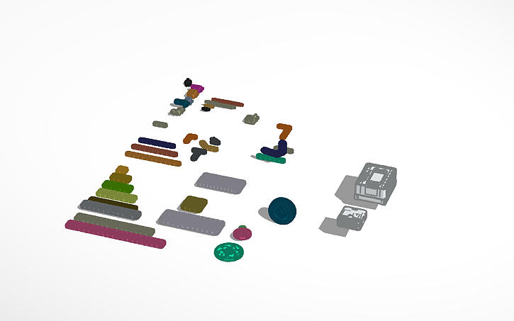 3D design KIT COMPLETO PIEZAS VEX IQ | Tinkercad