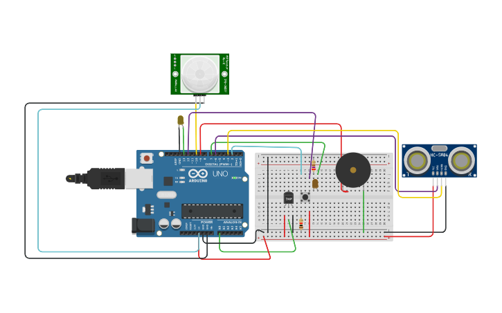 Circuit design Alarmas :) | Tinkercad