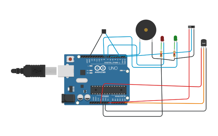 Circuit design HEALTH MONITORING SYSTEM Circuit Diagram