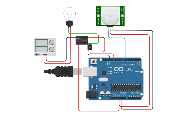 Circuit design Alarma | Tinkercad