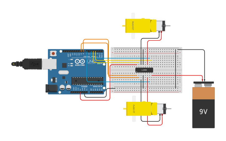 Circuit Design Motor Dc Driver L293d Tinkercad - vrogue.co
