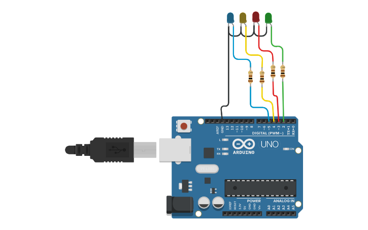 multiple random fade blink tinkercad