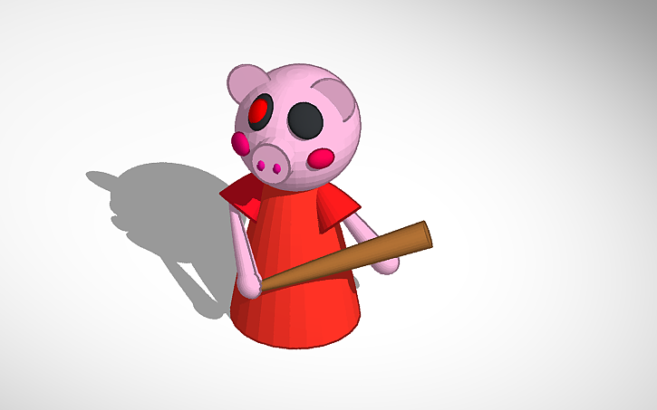 Roblox Piggy Model Tinkercad - how do you make a roblox model 3d