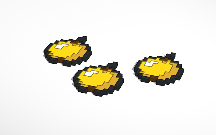 Minecraft Golden Apple Tinkercad