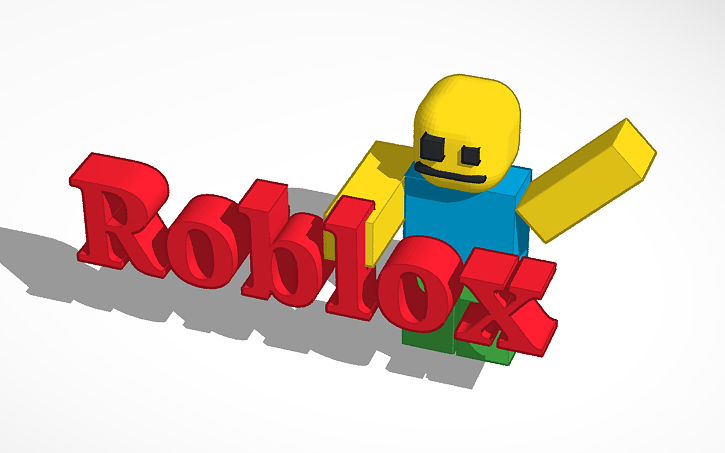 Epic Roblox Logo And Player Tinkercad - roblox 3d logo