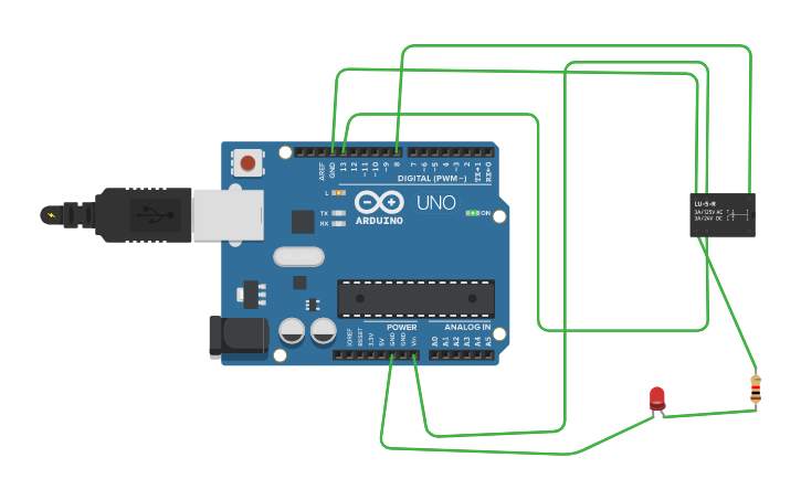 How To Simulate Relay Module In Tinkercad Relay Arduino Tinkercad ...