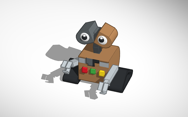 Robot Wall E Tinkercad