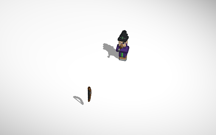 Minecraft 女巫被弓箭射到 Tinkercad Minecraft 女巫被弓箭射到 Tinkercad