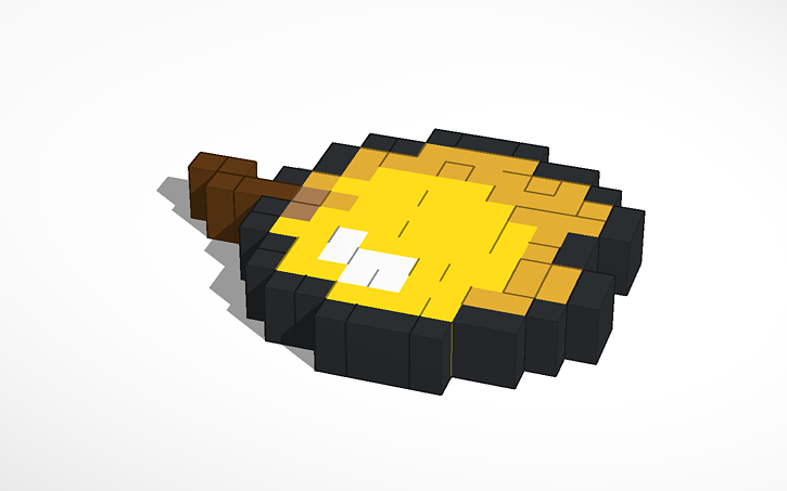 Minecraft Golden Apple Tinkercad Minecraft Golden Apple Tinkercad