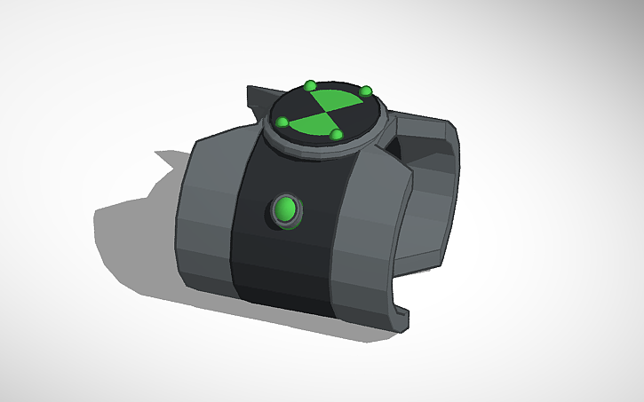 3D design ben 10 watch prototype | Tinkercad