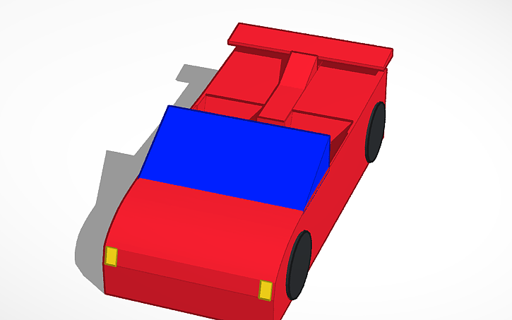 3D design sports car | Tinkercad