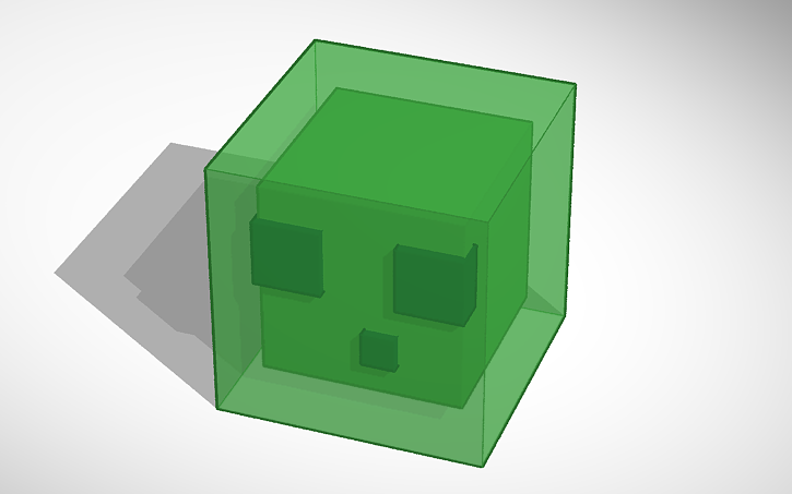 Slime Minecraft Tinkercad