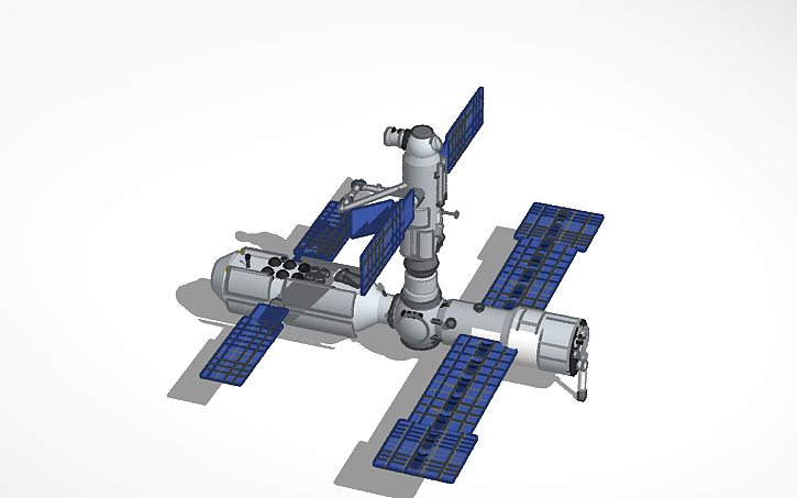 Iss Radiator Cad 3D design Part of the ISS | Tinkercad