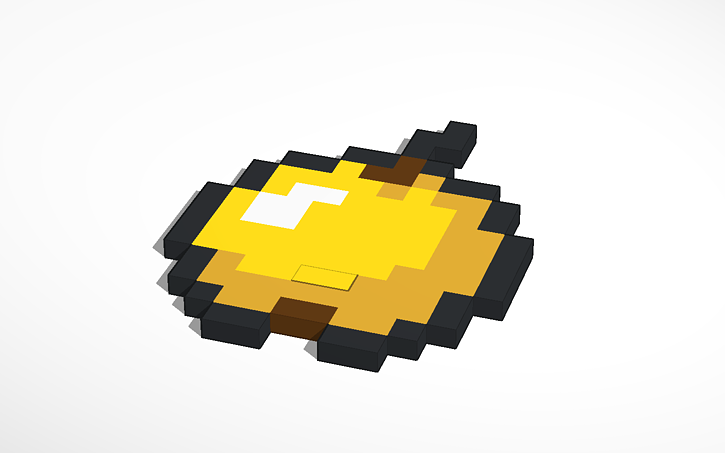 Minecraft Golden Apple Tinkercad