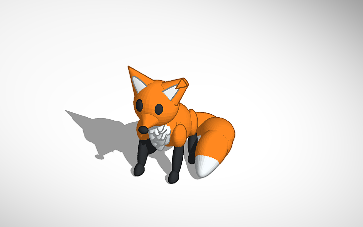 3D design FOX | Tinkercad