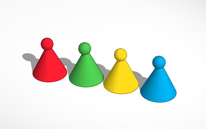 Sorry Board Game Pieces Tinkercad Sorry Board Game Pieces Tinkercad