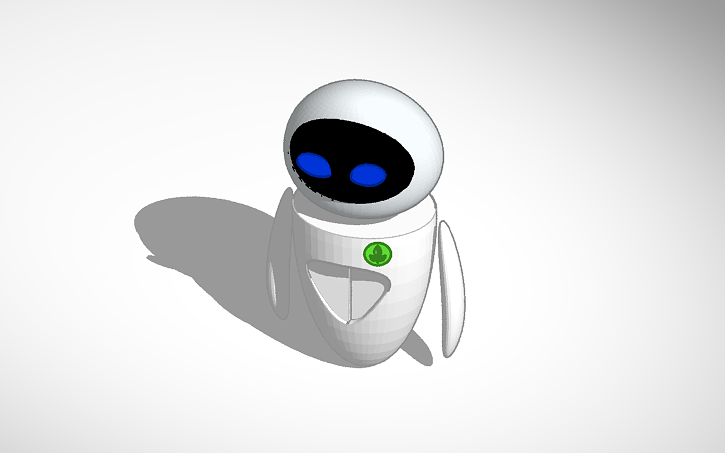Eve Wall E Robot Project Tinkercad Eve Wall E Robot Project Tinkercad
