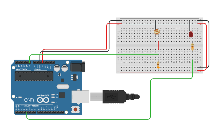 Circuit design lesson 2 light sensor | Tinkercad