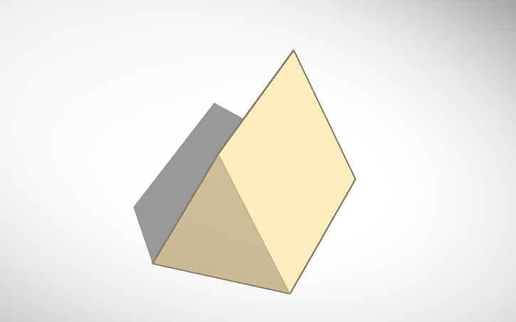 Prisma A Base Triangolare Tinkercad Prisma A Base Triangolare