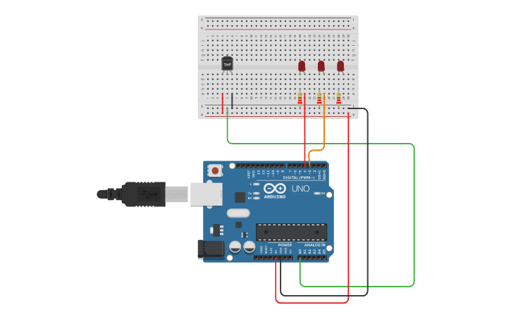 Circuit Design Arduino Temperature Sensor Tinkercad 9654