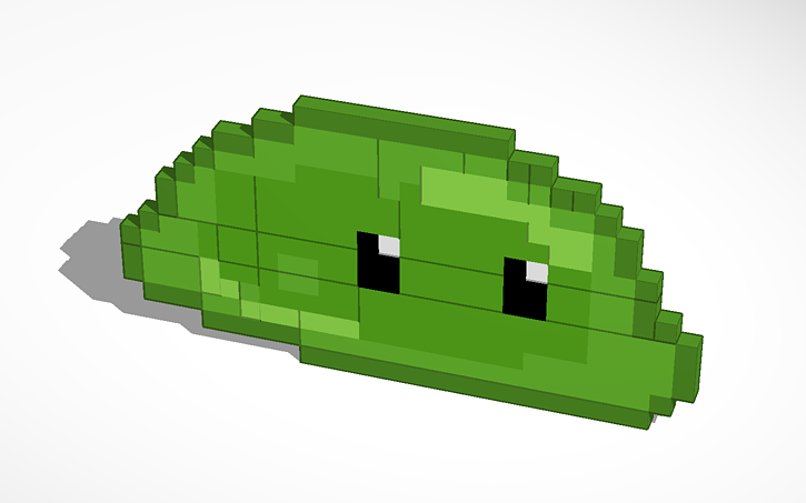 Cute Slime Pixel Art Tinkercad Cute Slime Pixel Art Tinkercad
