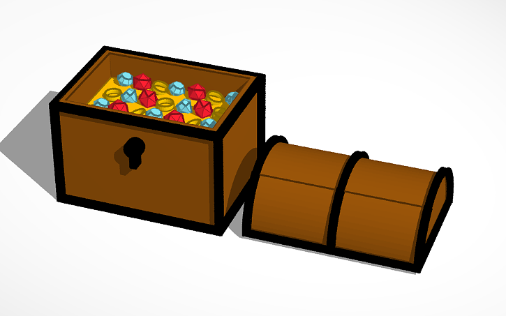 Treasure Chest Tinkercad - roblox treasure chest